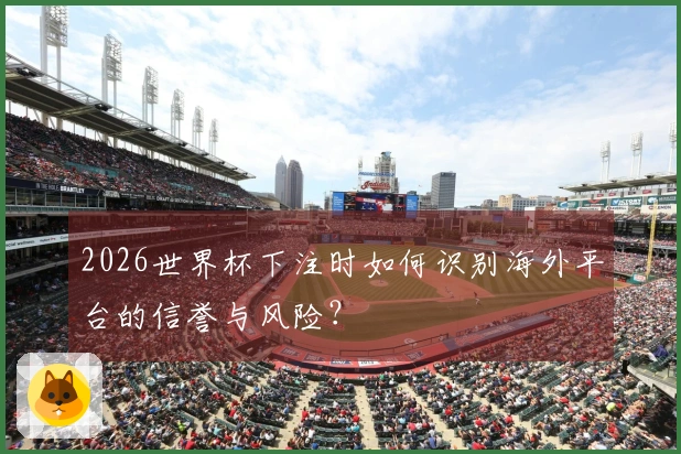 2026世界杯下注时如何识别海外平台的信誉与风险？