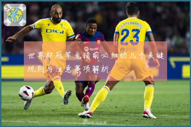 世界杯冠军竞猜前必知的几个关键规则与注意事项解析