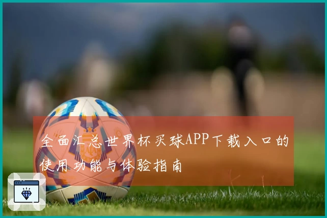全面汇总世界杯买球APP下载入口的使用功能与体验指南